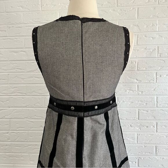 🚨4/$25 Anna Sui For Target Herringbone Studded Dress Size 3 - Picture 6 of 10